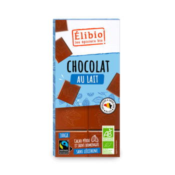 Tablette Chocolat Lait Bio 43% 100g