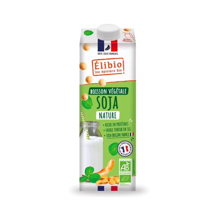 Boisson végétale soja nature bio 1 L Origine France